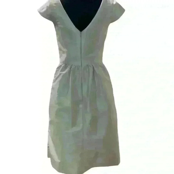 Alfred Sung D570 Champagne Cap Sleeve Dress - Picture 2 of 8